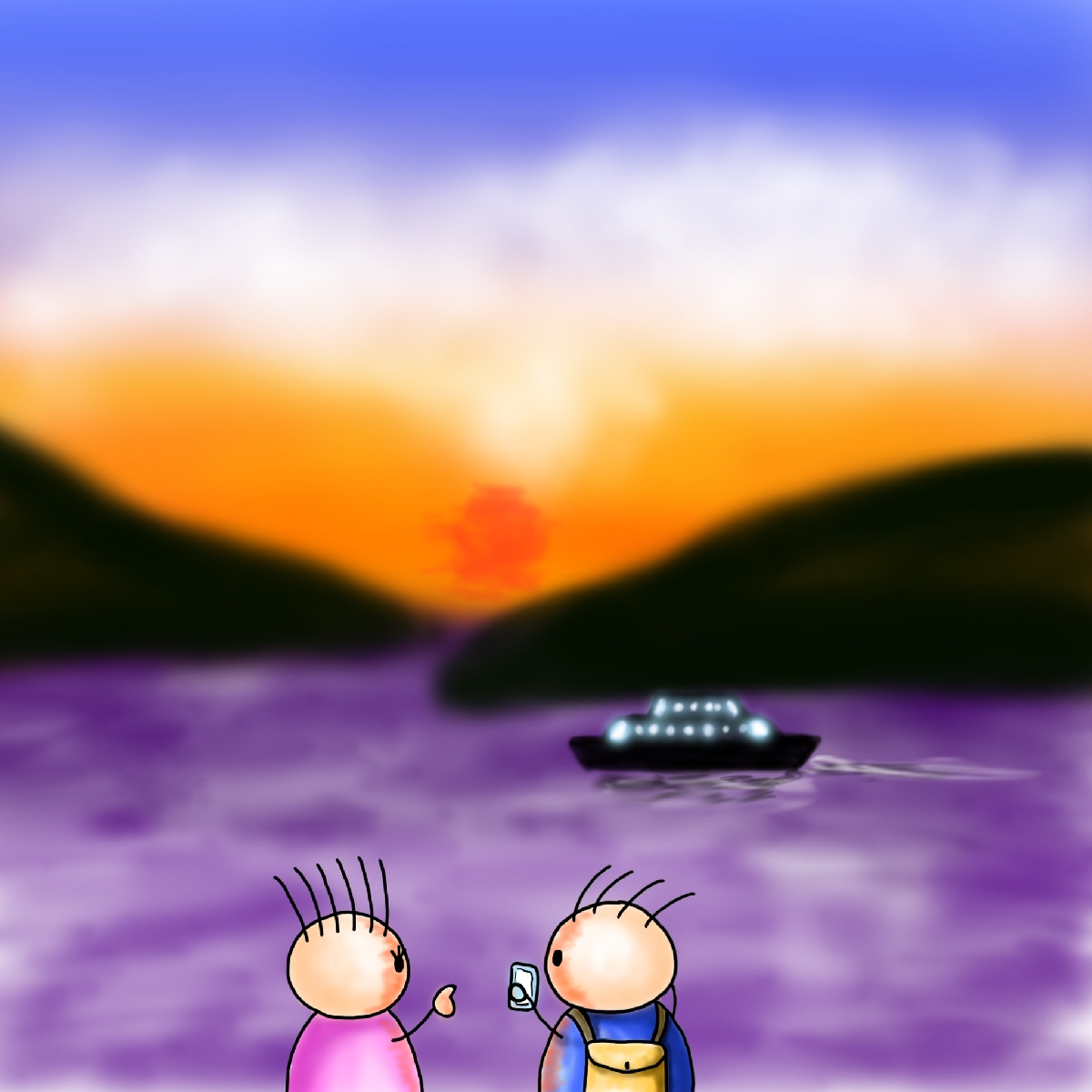 瀬戸の夕日